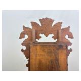 Antique Wood Windup Mantle Clock w/Key