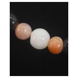 Jasper, Quartz and Onyx Stone Necklace
