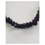LONG Strand of Semi-Polished Raw Garnets