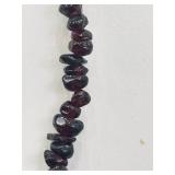 LONG Strand of Semi-Polished Raw Garnets