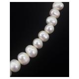 Freshwater Pearl Necklace and Bracelet Set