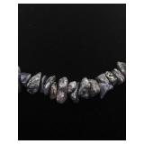 Sodalite and Nephrite Stone Necklace