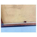 LARGE Antique Original Listed Artist Theodor Breidwiser Oil on Canvas of a Conquistador
