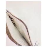 Authentic Dooney & Bourke Domed Monogram Satchel with Brown Leather Trim