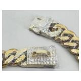 NEW in Original Packaging Cuban Link BLING 17" Dog Collar