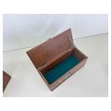 Lot of Antique etc. Wood Boxes