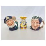 Lot of 3 Small 4" etc. Royal Doulton etc. Mugs