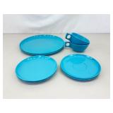 Lot of 4 different Color Spaulding 8 Piece Dinner Sets (32 Pieces Total)