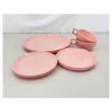 Lot of 4 different Color Spaulding 8 Piece Dinner Sets (32 Pieces Total)