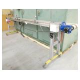 Dorner conveyor 12 ft long, 8" wide belt