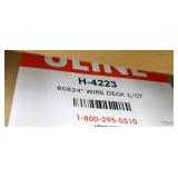 15 pieces of New ULINE wire deck
