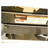 1,000 lb Haulmaster hydraulic table cart