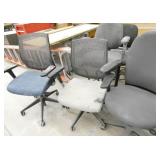 Group of 11 shop chairs