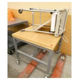 Rolling work table 30x30 and portable laptop cart