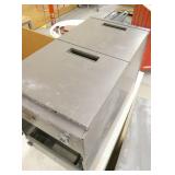 Group of 6 file cabinets and keyboard/monitor riser
