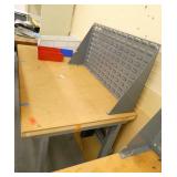60x30 workbench and a parts bin hanger