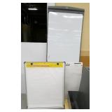 2 Whiteboard easels and paper