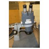 Wire shelving unit and contents including a AO Stereo Star microscope 1 to 6X