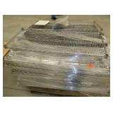 Pallet of wire shelving approx 24 pieces