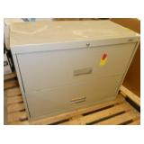 Portable desk and 2 drawer lateral file cabinet