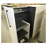 Wood laminate locking cubicle cabinet 15x30x48