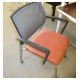 2 office chairs, U shaped table 54x54 dismantled, and a rectangular table underneath 30x44