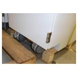 Two heavy steel rolling cabinets 19x24x34 see Description