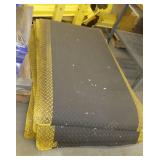 Pallet of 12 used anti-fatigue mats 3x5 ft