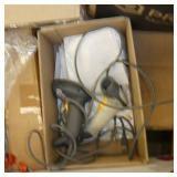 Pallet of misc including a pressure washer, stretch wrap, hose and misc parts