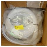 Pallet of misc including a pressure washer, stretch wrap, hose and misc parts