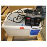 Bransonic 8800 Ultrasonic bath and a Dayton Step Up/Down transformer