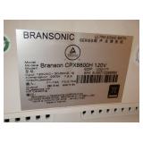 Bransonic 8800 Ultrasonic bath and a Dayton Step Up/Down transformer