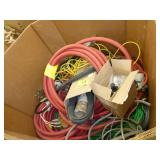 Gaylord pallet with lots of hose of various kind