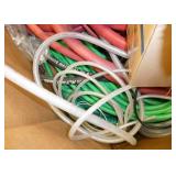 Gaylord pallet with lots of hose of various kind