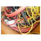 Gaylord pallet with lots of hose of various kind