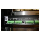 Portable I/T cabinet full of network switches and hubs, great for a training room or small office 48 port switch