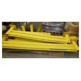 6 pieces of safety rail, 100" wide, 88" wide, 36"