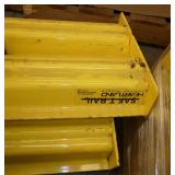 6 pieces of safety rail, 100" wide, 88" wide, 36"