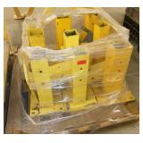 Pallet of safety rail posts
