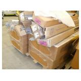 Pallet of ceiling tile and grid etc