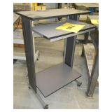 Portable laptop workstation/presentation table