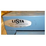 Toolbox 27x22x32, box of hose and copper line, pile of commercial carpet tiles