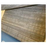 Toolbox 27x22x32, box of hose and copper line, pile of commercial carpet tiles