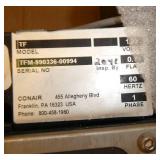 Pallet of plastic extruder parts