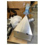 Pallet of plastic extruder parts