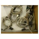 Pallet of plastic extruder parts