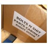 Pallet of 16 boxes of misc hardware - nuts bolts bearings clamps etc