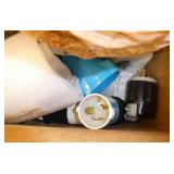 Pallet of 16 boxes of misc hardware - nuts bolts bearings clamps etc