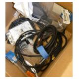 Pallet of 7 boxes of misc techie items