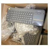 Pallet of tech items including 2 calibration boards and a Thorlabs stage